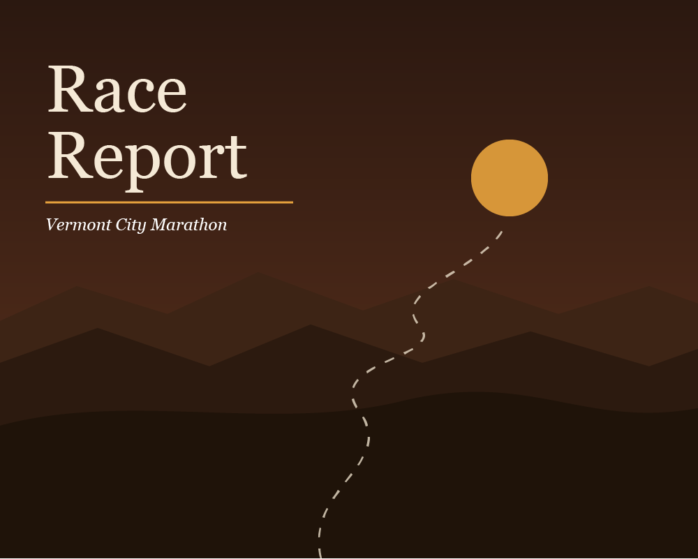 Race Report: Vermont City Marathon